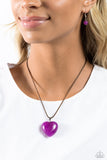 Paparazzi "Serene Sweetheart" Purple Necklace & Earring Set Paparazzi Jewelry