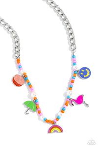 Paparazzi "Summer Sentiment" Orange Necklace & Earring Set Paparazzi Jewelry