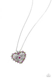 Paparazzi "Flirting Ferris Wheel" Pink Necklace & Earring Set Paparazzi Jewelry