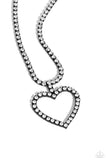 Paparazzi "Flirting Fancy" Black Necklace & Earring Set Paparazzi Jewelry