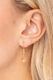 Paparazzi "Glistening Gamut" Gold Necklace & Earring Set Paparazzi Jewelry
