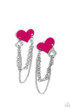 Paparazzi "Altered Affection" Pink Post Earrings Paparazzi Jewelry