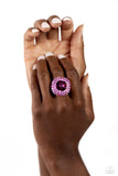 Paparazzi "Glistening Grit" Pink Ring Paparazzi Jewelry