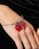 Paparazzi "Locked Legacy" Red Bracelet Paparazzi Jewelry