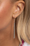 Paparazzi "Locked Labor" Pink Necklace & Earring Set Paparazzi Jewelry