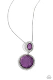 Paparazzi "Castle Cadenza" Purple Necklace & Earring Set Paparazzi Jewelry
