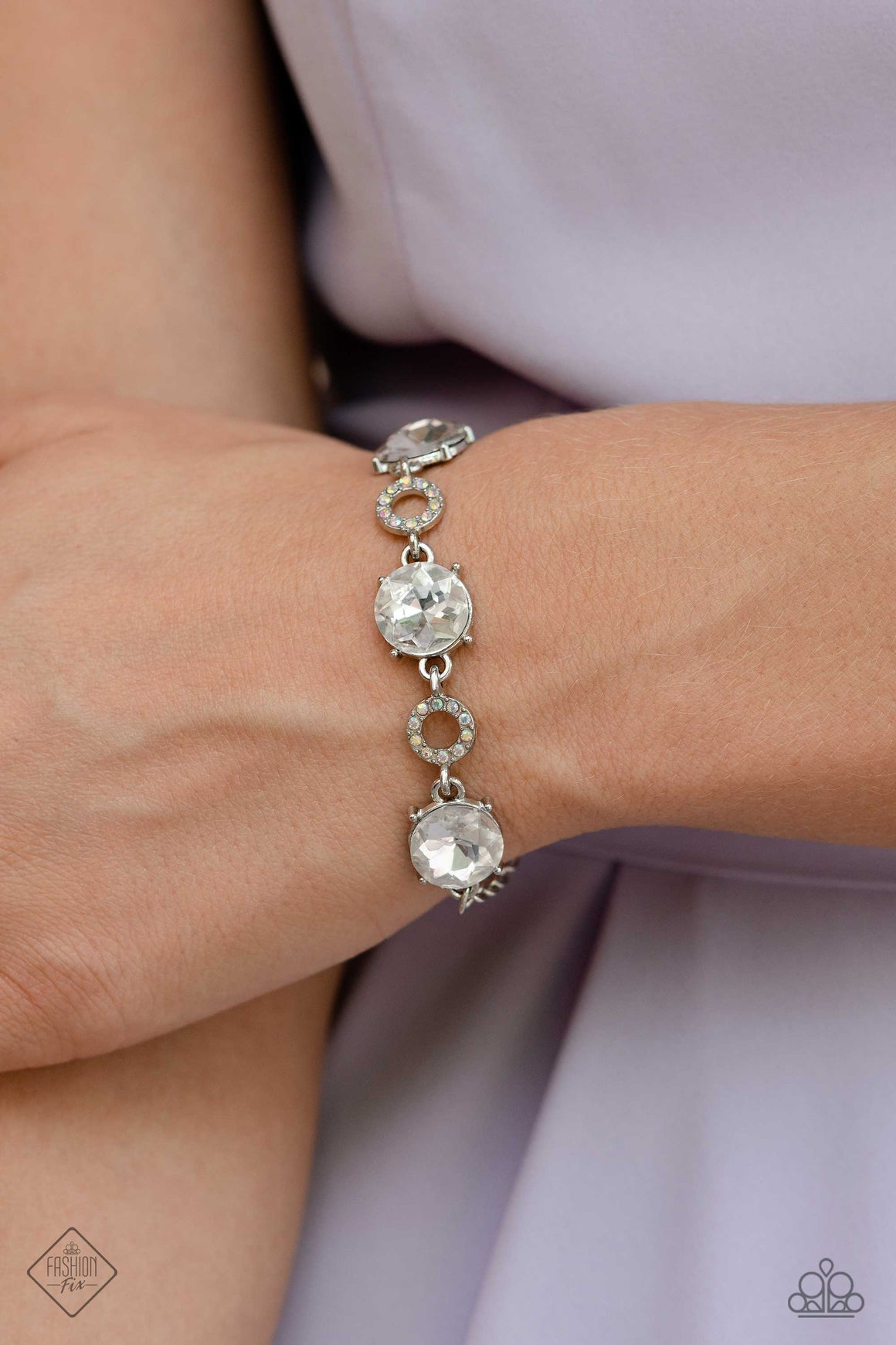 Paparazzi "Once Upon A Treasure" White Fashion Fix Bracelet