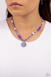 Paparazzi "Pearly Possession" Purple Necklace & Earring Set Paparazzi Jewelry