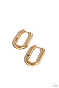 Paparazzi "Candidate Curves" Gold Post Earrings Paparazzi Jewelry