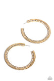 Paparazzi "Scintillating Sass" Gold Post Earrings Paparazzi Jewelry