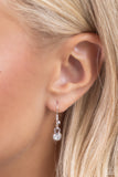 Paparazzi "Spring Showcase" White Necklace & Earring Set Paparazzi Jewelry
