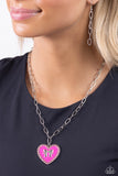 Paparazzi "Romantic Gesture" Pink Necklace & Earring Set Paparazzi Jewelry