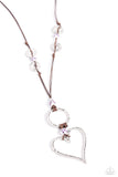 Paparazzi "KNOT Over Yet" Purple Necklace & Earring Set Paparazzi Jewelry