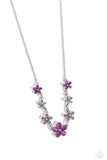 Paparazzi "Spring Showcase" Purple Necklace & Earring Set Paparazzi Jewelry
