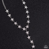 Paparazzi "Reach for the Stars" Silver Necklace & Earring Set Paparazzi Jewelry
