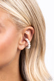 Paparazzi "Popular Pearls" White Cuff Post Earrings Paparazzi Jewelry