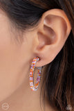 Paparazzi "Outstanding Ombré" Orange Clip On Earrings Paparazzi Jewelry