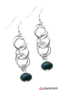 Paparazzi "Marvelously Marvelous" Blue Earrings Paparazzi Jewelry