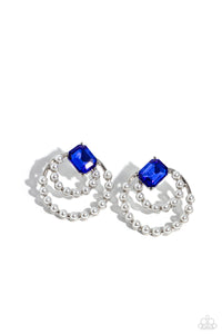 Paparazzi "Double Standard" Blue Post Earrings Paparazzi Jewelry