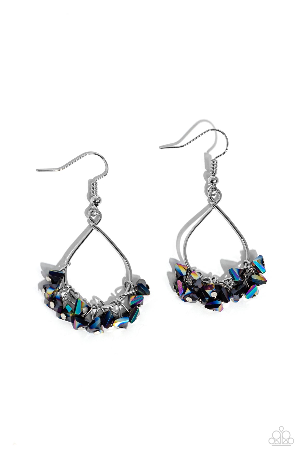 Paparazzi Woven Wanderer Silver Earrings