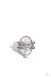 Paparazzi "Dragonfly Dazzle" White Ring Paparazzi Jewelry