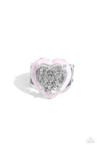 Paparazzi  "Hallmark Heart" Pink Ring Paparazzi Jewelry
