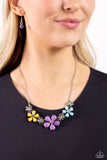 Paparazzi "Growing Garland" Purple Necklace & Earring Set Paparazzi Jewelry