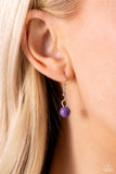 Paparazzi "Growing Garland" Purple Necklace & Earring Set Paparazzi Jewelry