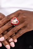 Paparazzi "Hallmark Heart" Red Ring Paparazzi Jewelry