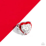 Paparazzi "Hallmark Heart" Red Ring Paparazzi Jewelry