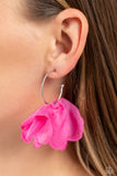 Paparazzi "Chiffon Class" Pink Earrings Paparazzi Jewelry