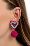 Paparazzi "Spherical Sweethearts" Multi Post Earrings Paparazzi Jewelry