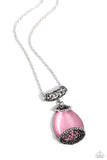 Paparazzi "Hypnotic Headliner" Pink Necklace & Earring Set Paparazzi Jewelry