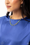 Paparazzi "Abstract Admirer" Green Necklace & Earring Set Paparazzi Jewelry