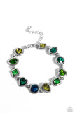 Paparazzi "Actively Abstract" Green Bracelet Paparazzi Jewelry