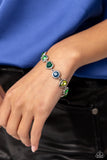 Paparazzi "Actively Abstract" Green Bracelet Paparazzi Jewelry