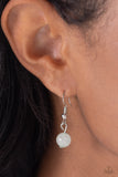 Paparazzi "Tilted Trailblazer" Green Necklace & Earring Set Paparazzi Jewelry