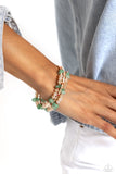 Paparazzi "Notoriously Nuanced" Green Bracelet Paparazzi Jewelry