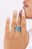 Paparazzi "Playfully Polished" Blue Ring Paparazzi Jewelry
