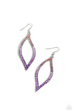 Paparazzi "Admirable Asymmetry" Purple Earrings Paparazzi Jewelry