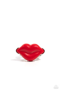 Paparazzi "Lively Lips" Red Ring Paparazzi Jewelry