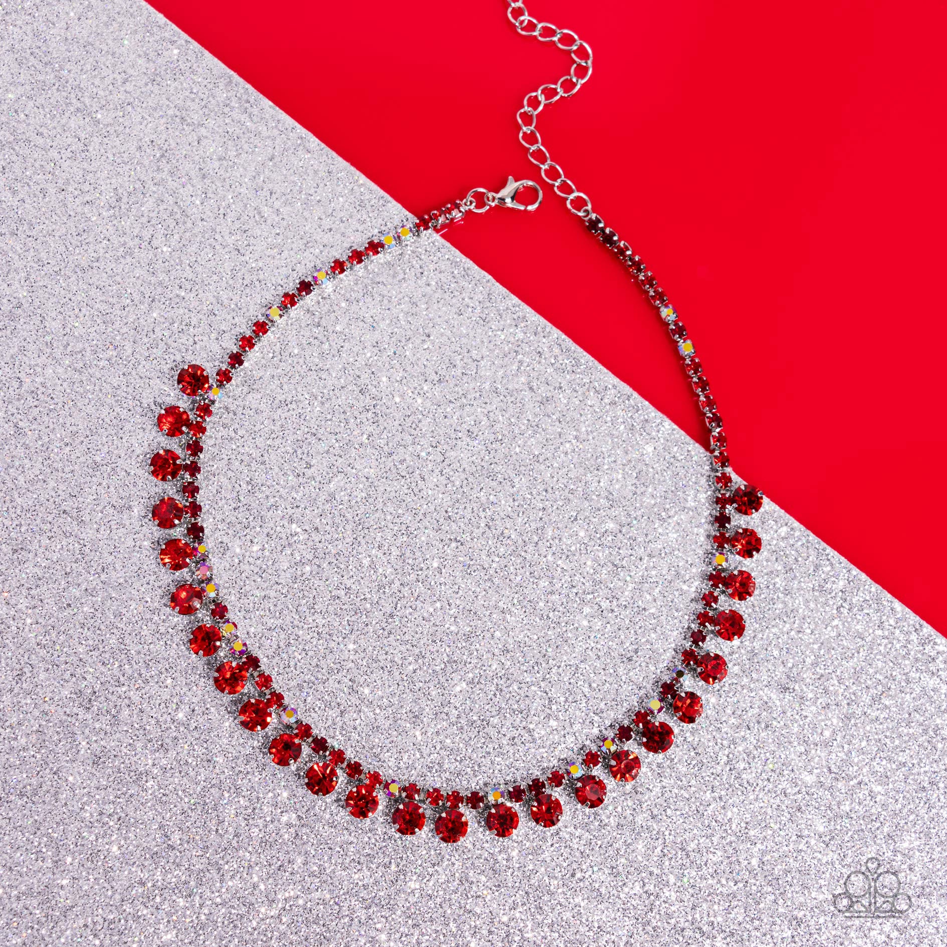 Ethnic Red Stone With white pearl choker necklace – OSR JEWELLERS