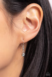 Paparazzi "Adjustable Alliance" White Necklace & Earring Set Paparazzi Jewelry