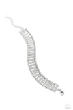 Paparazzi "Elusive Elegance" White Bracelet Paparazzi Jewelry