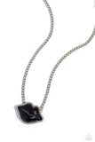 Paparazzi "Lip Locked" Black Necklace & Earring Set Paparazzi Jewelry