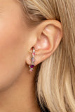 Paparazzi "Trendy Twists" Pink Post Earrings Paparazzi Jewelry