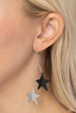 Paparazzi "Stellar STAGGER" Black Earrings Paparazzi Jewelry