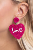 Paparazzi "Sweet Seeds" Pink Post Earrings Paparazzi Jewelry