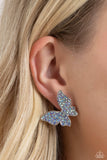 Paparazzi "High Life" Blue Post Earrings Paparazzi Jewelry