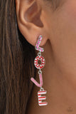 Paparazzi "Admirable Assortment" Pink Post Earrings Paparazzi Jewelry